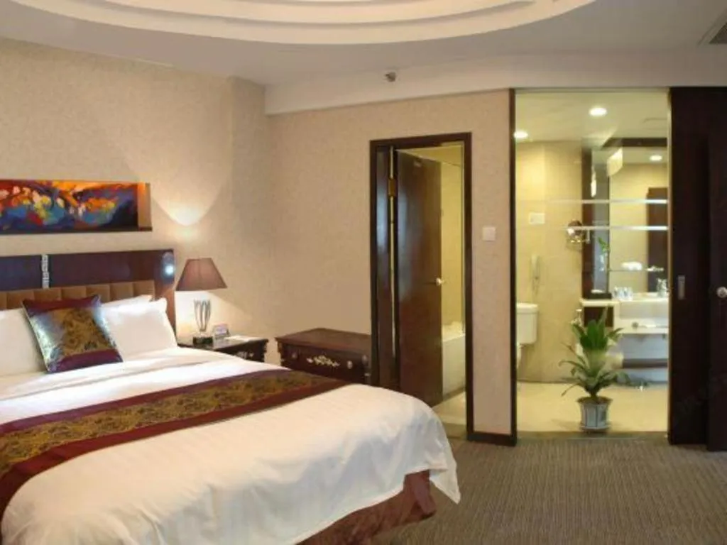 Bed in Wuhan Asia Hotel