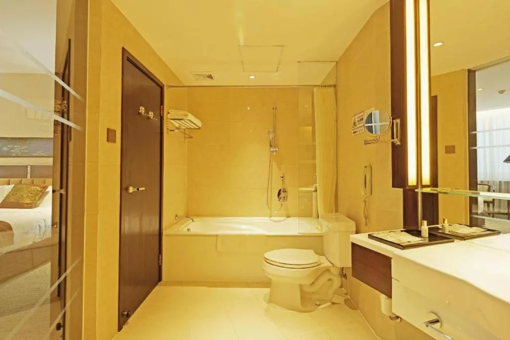 Bed in Wuhan Asia Hotel