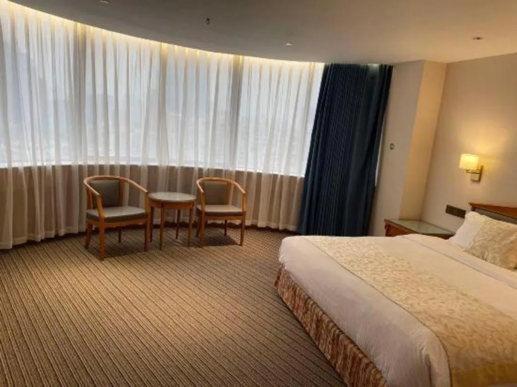 Bed in Wuhan Asia Hotel