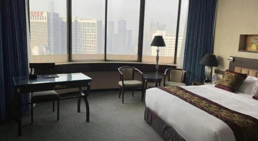Bed in Wuhan Asia Hotel
