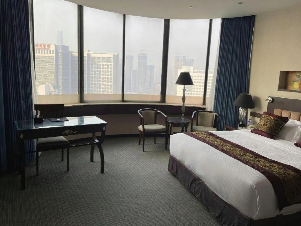 Bed in Wuhan Asia Hotel