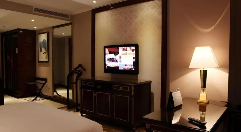 Bed in Beijing Liaoning Hotel