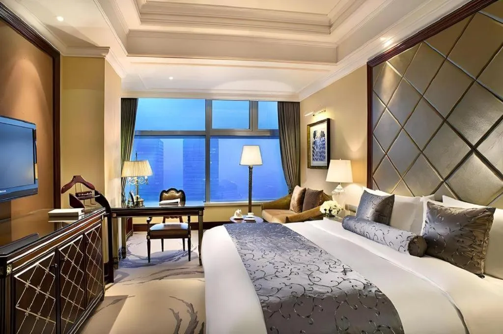 Bed in Beijing Liaoning Hotel