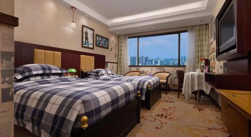 Bed in Changsha Huatian Hotel