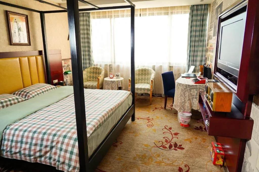 Bed in Changsha Huatian Hotel