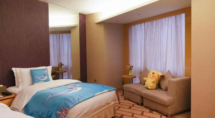 Bed in Changsha Huatian Hotel