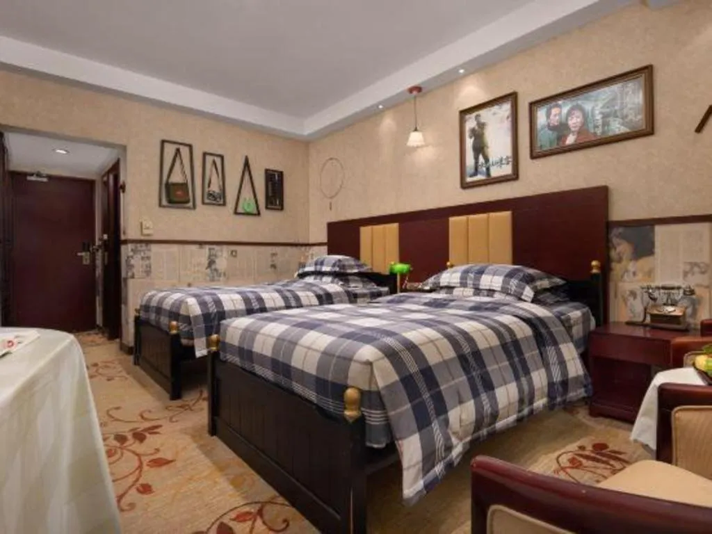 Bed in Changsha Huatian Hotel