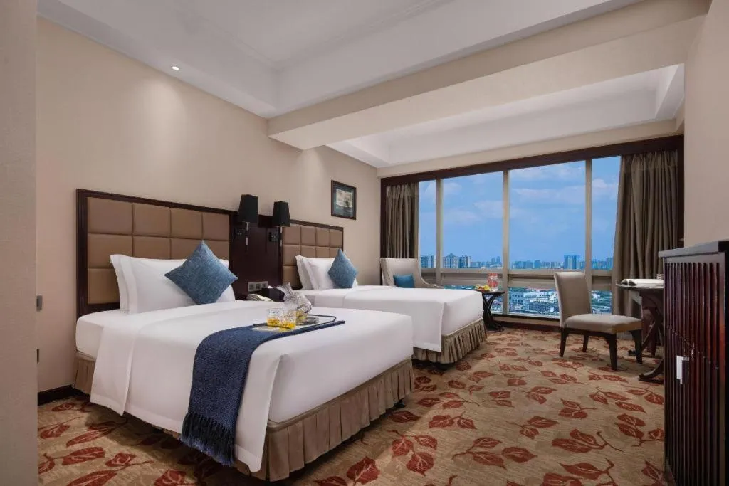 Bed in Changsha Huatian Hotel