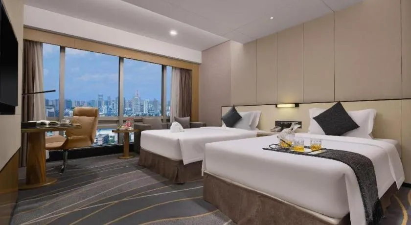 Bed in Changsha Huatian Hotel