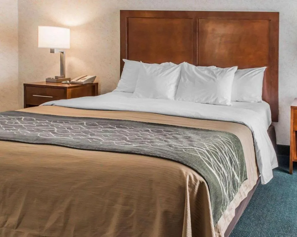 Bed in Quality Inn Waynesburg - Morrisville