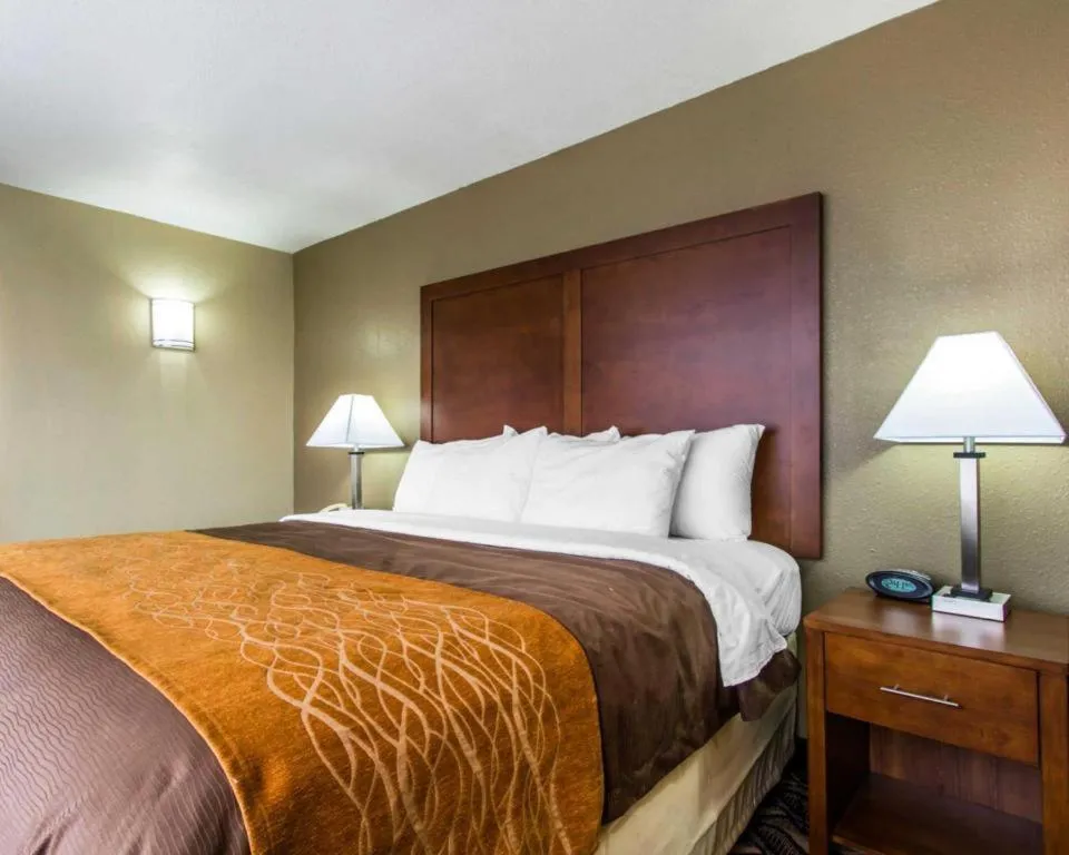 Bed in AmericInn by Wyndham Memphis East