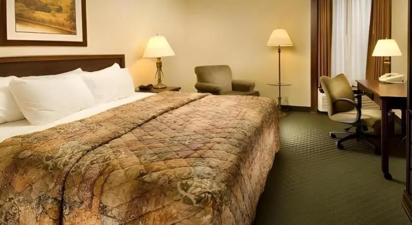 Bed in AmericInn by Wyndham Memphis East