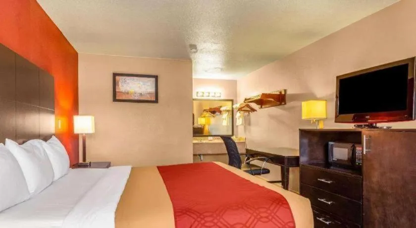 Bed in Econo Lodge Meridian South