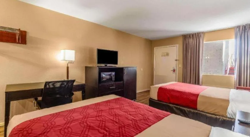 Bed in Econo Lodge Meridian South