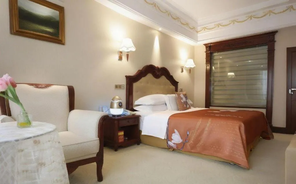 Bed in Changsha Mingchen International Hotel