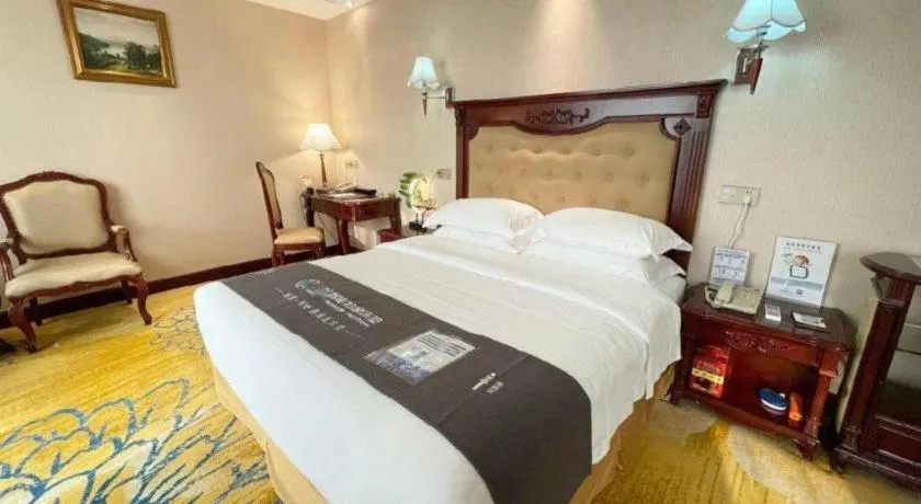 Bed in Changsha Mingchen International Hotel
