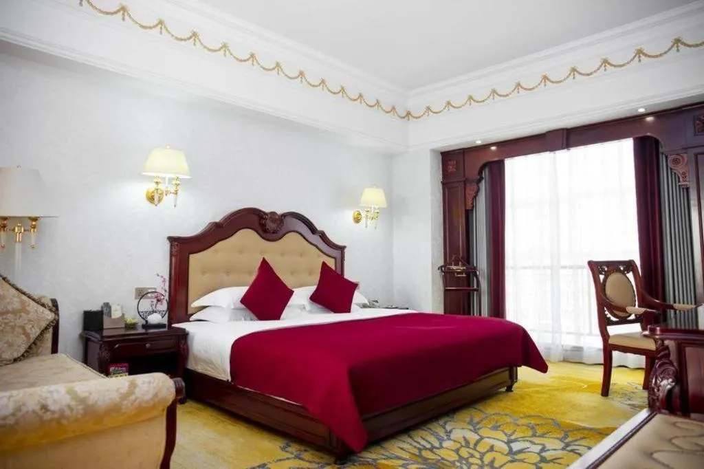 Bed in Changsha Mingchen International Hotel