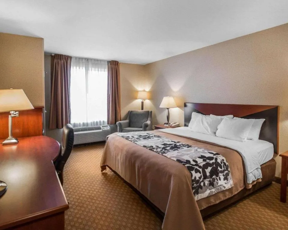 Bed in Rodeway Inn & Suites Salina South