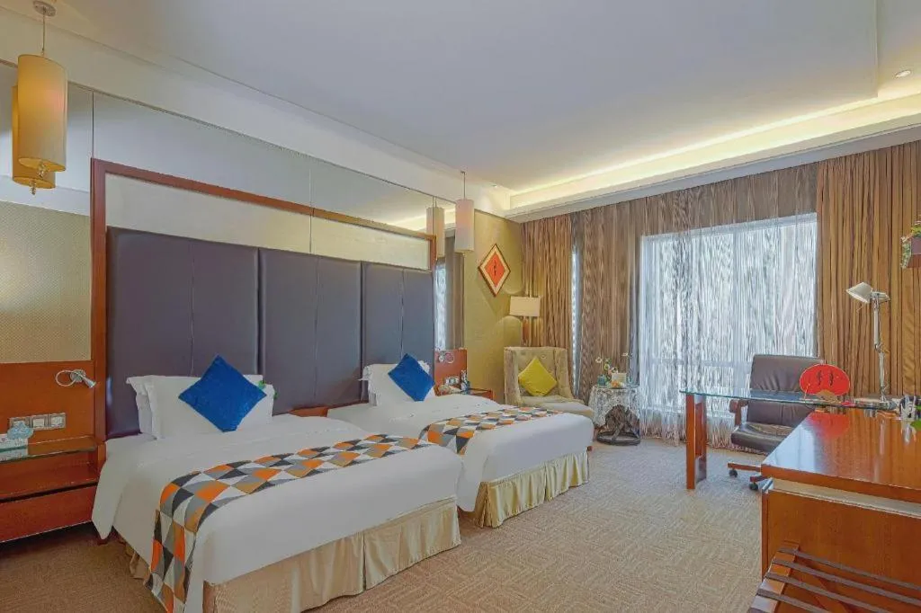 Bed in Changsha Xiaoxiang Huatian Hotel