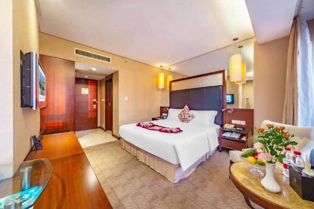 Bed in Changsha Xiaoxiang Huatian Hotel