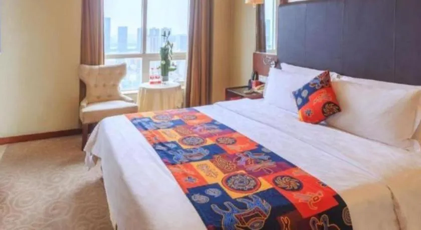 Bed in Changsha Xiaoxiang Huatian Hotel