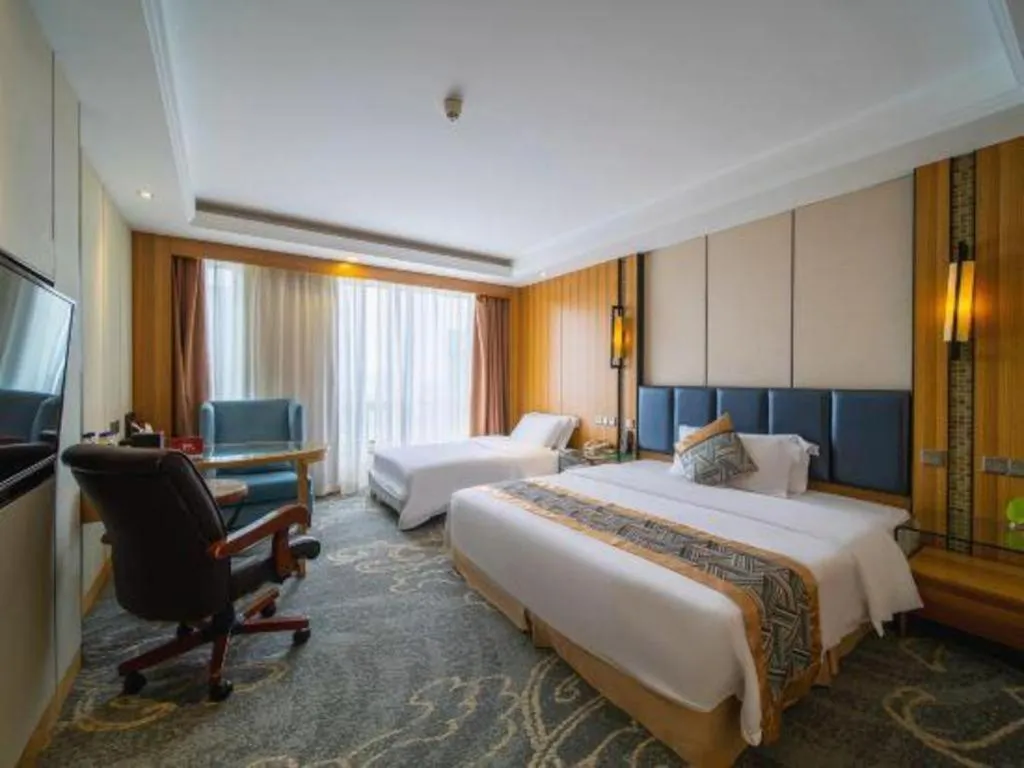 Bed in Changsha Xiaoxiang Huatian Hotel