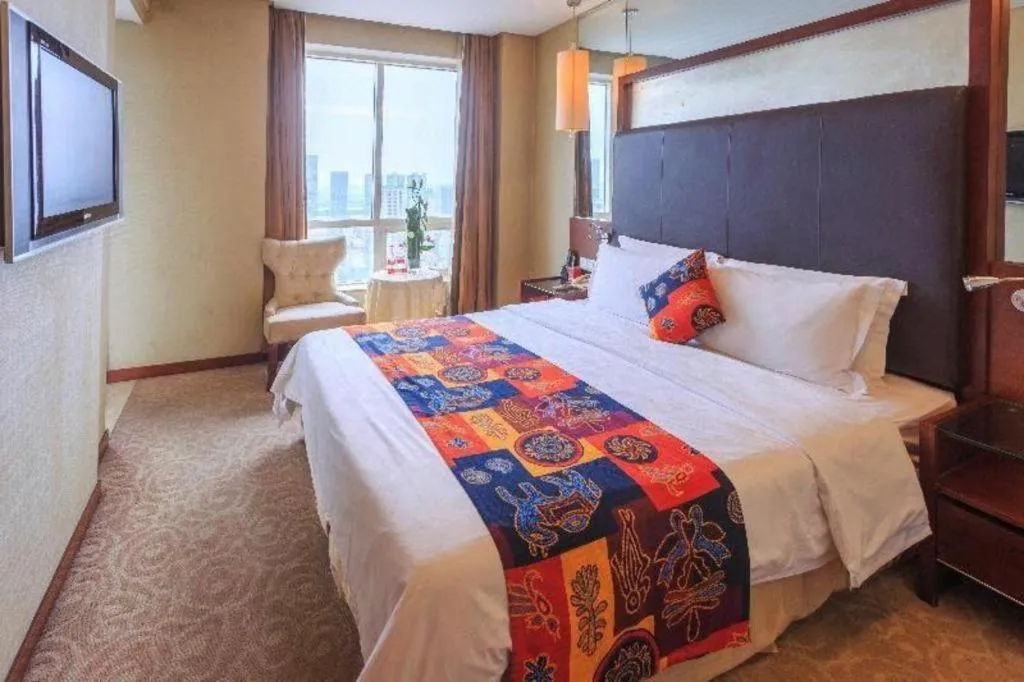 Bed in Changsha Xiaoxiang Huatian Hotel