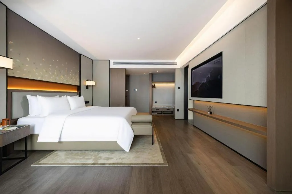 Bed in Changsha Xiaoxiang Huatian Hotel