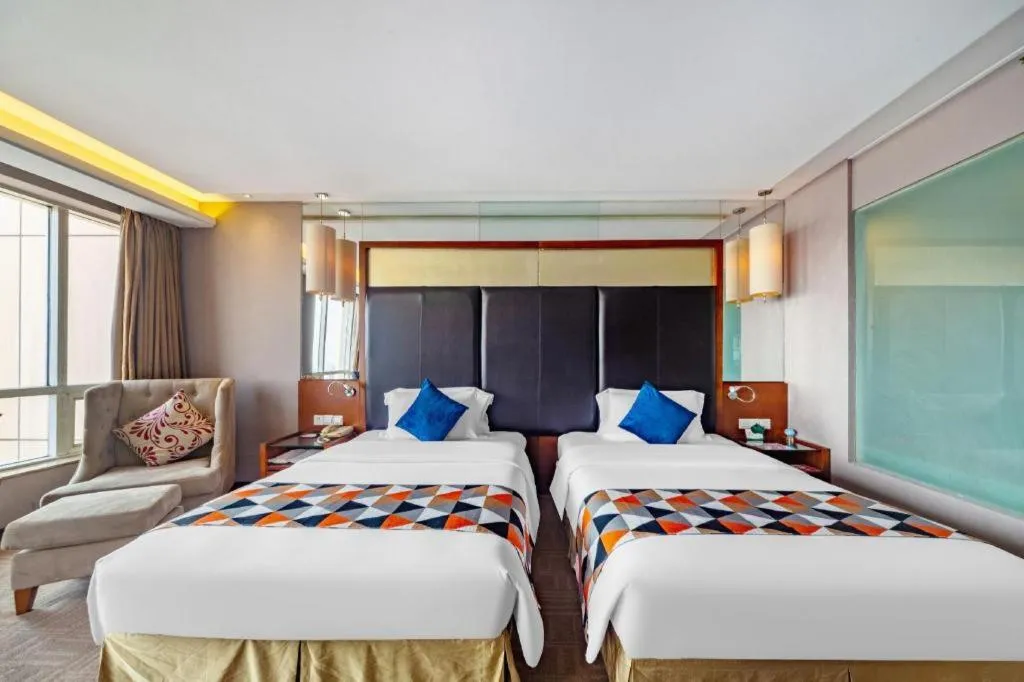 Bed in Changsha Xiaoxiang Huatian Hotel