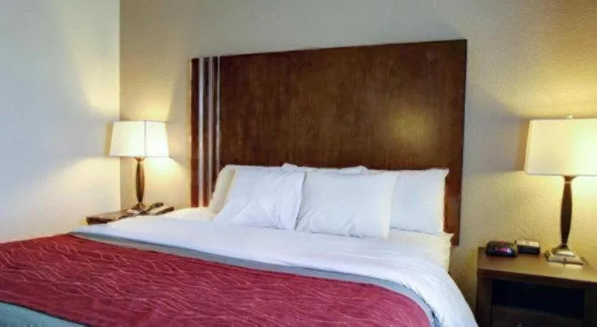Bed in Comfort Inn & Suites Navasota