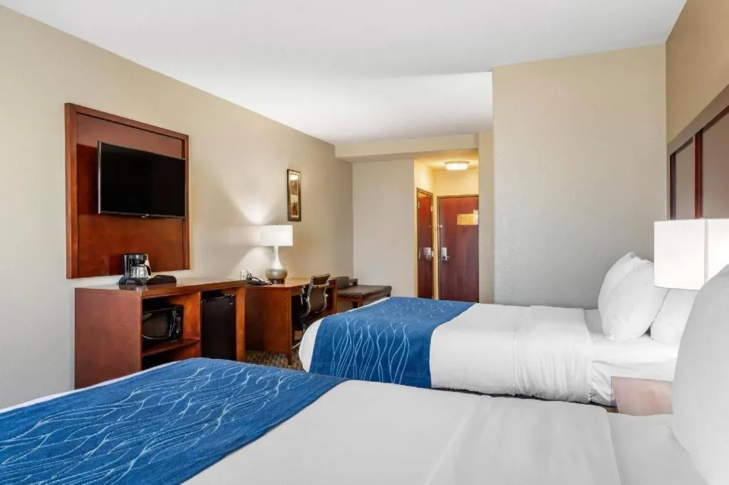 Bed in Comfort Inn & Suites Navasota