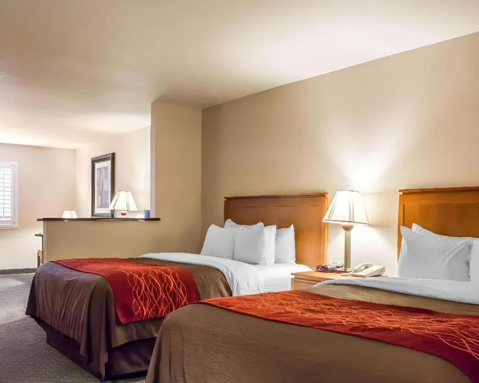 Bed in Comfort Inn and Suites Thatcher