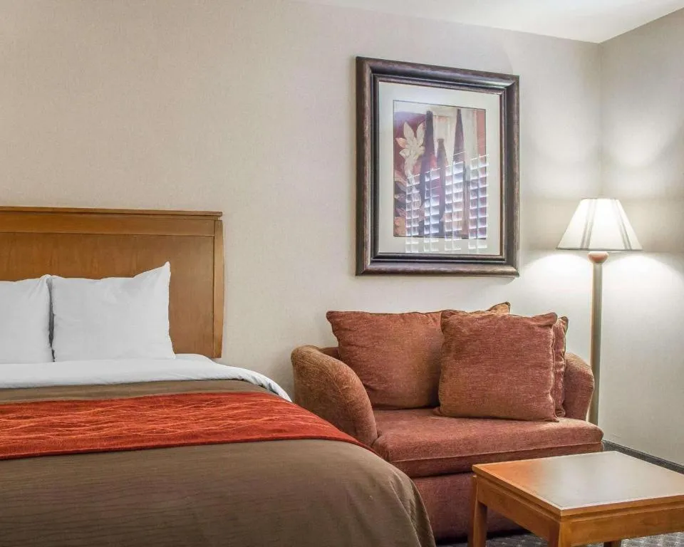 Bed in Comfort Inn and Suites Thatcher