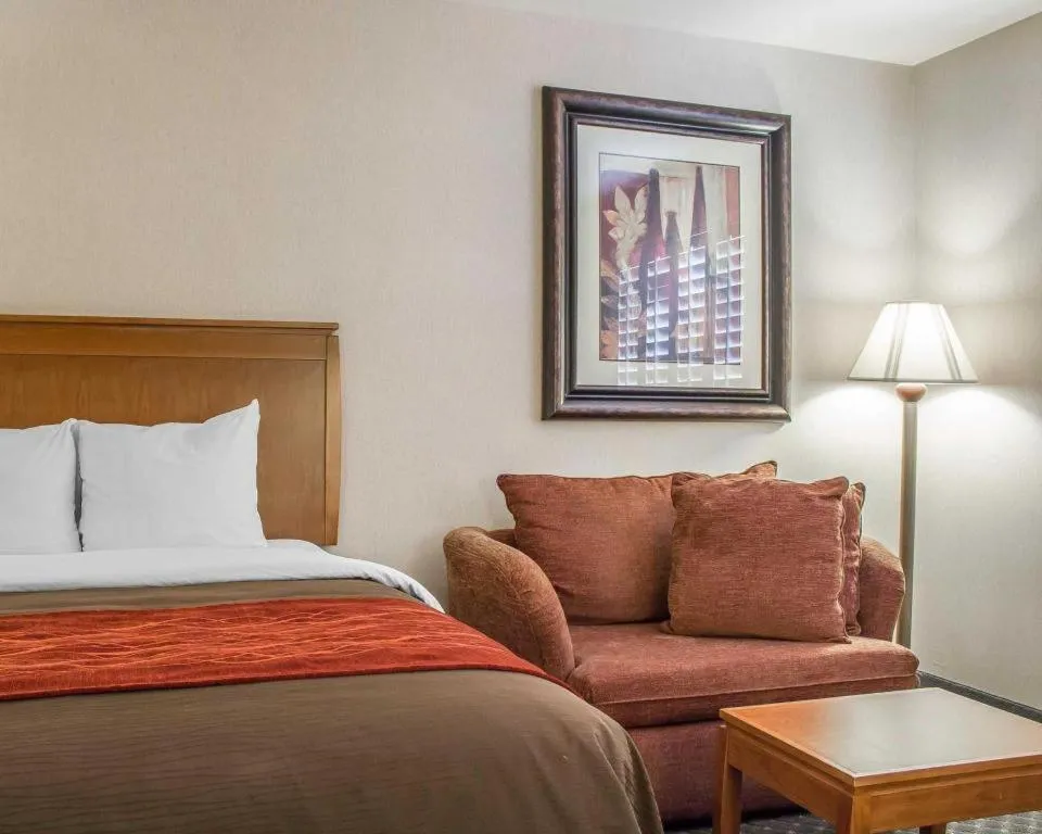 Bed in Comfort Inn and Suites Thatcher