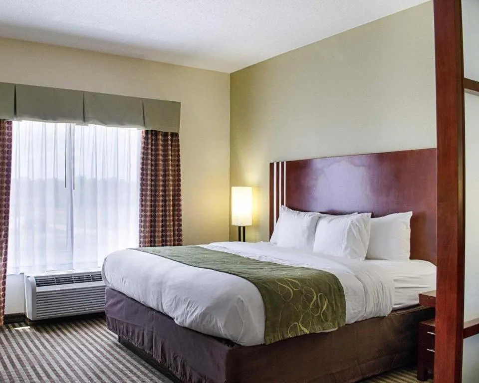 Bed in Comfort Suites Greenwood