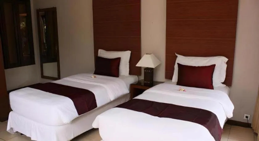 Bed in Tanjung Lesung Beach Hotel