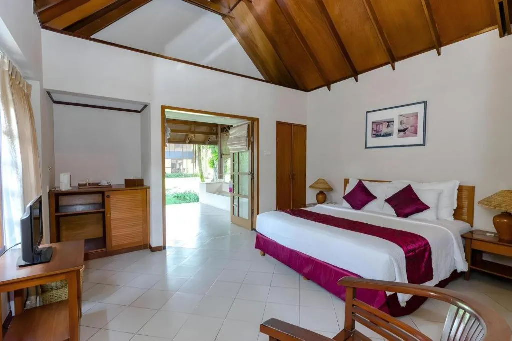 Bed in Tanjung Lesung Beach Hotel