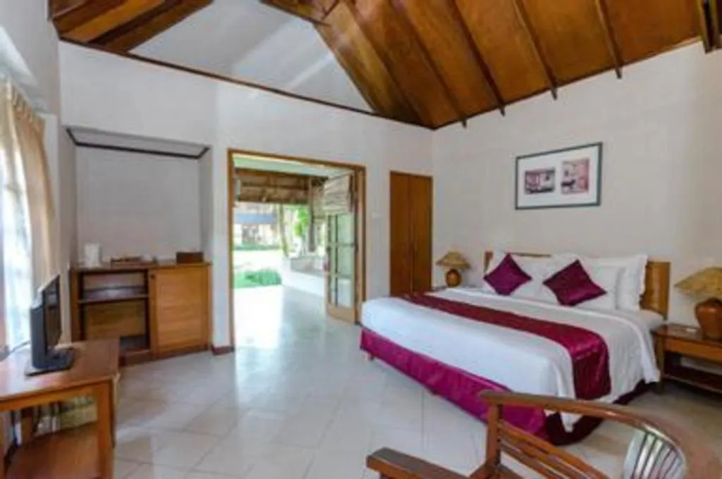 Bed in Tanjung Lesung Beach Hotel