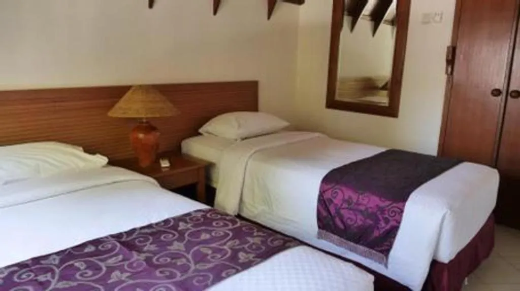 Bed in Tanjung Lesung Beach Hotel