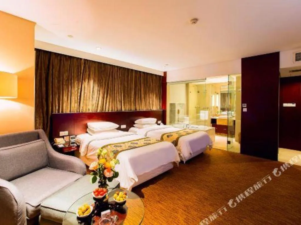 Bed in New Century Hotel Nanjing