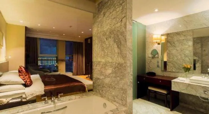 Bed in New Century Hotel Nanjing