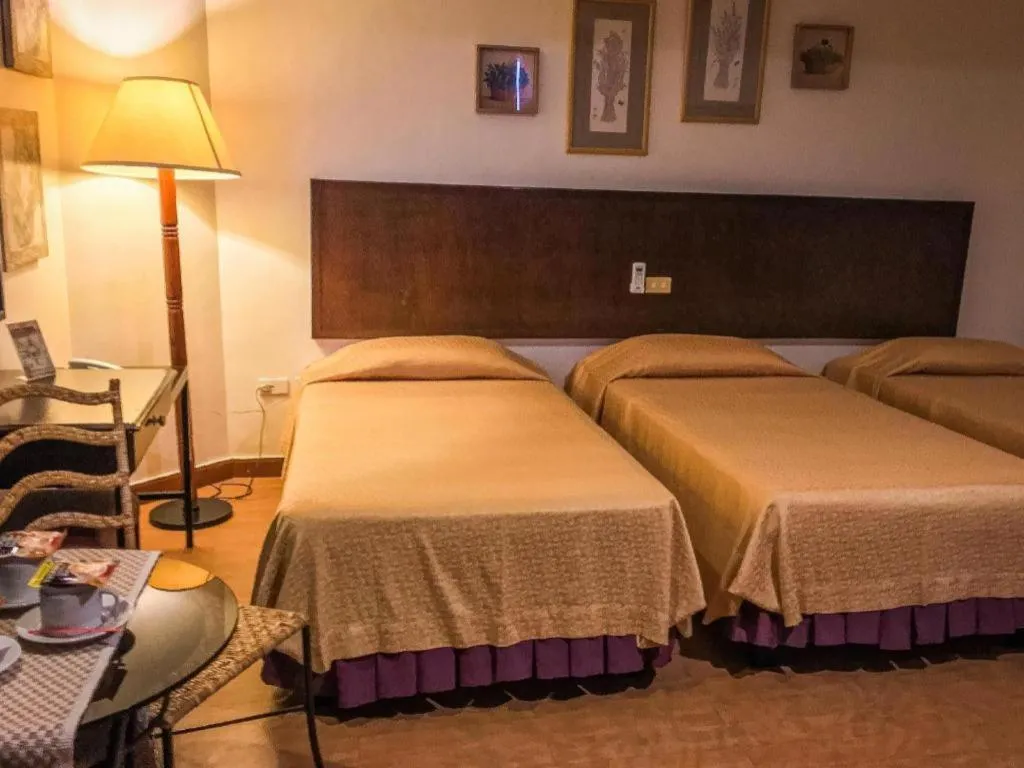 Bed in Subic Park Hotel