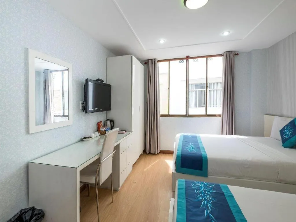 Bed in Blue River Hotel