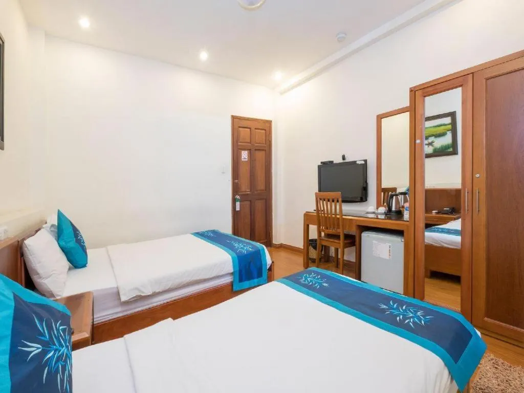 Bed in Blue River Hotel