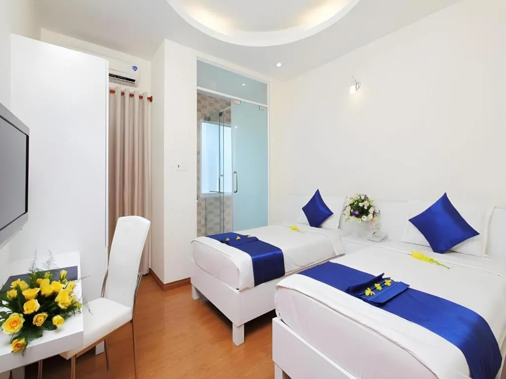 Bed in Blue River Hotel