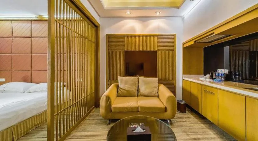 Bed in Silver Art Hotel