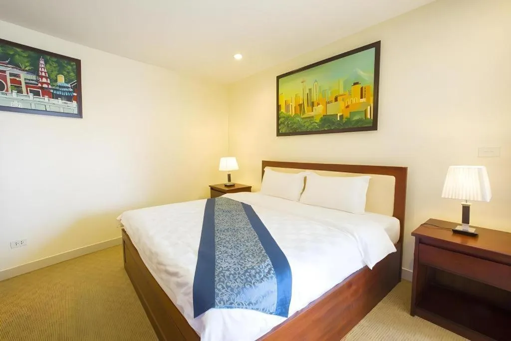 Bed in Vientiane Plaza Hotel