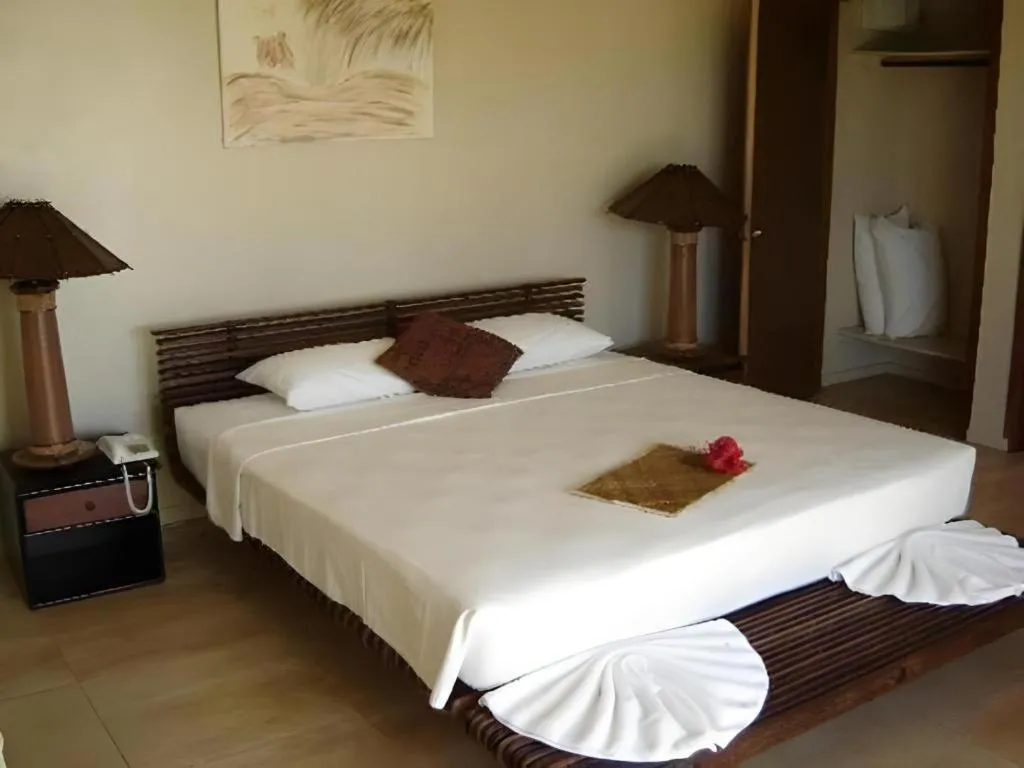 Bed in Le Manumea Hotel