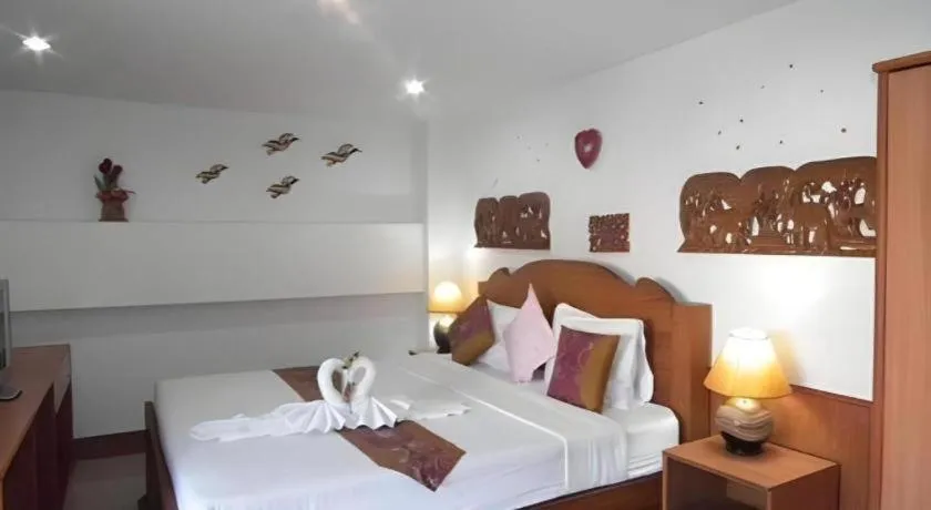 Bed in Ngamta Hotel