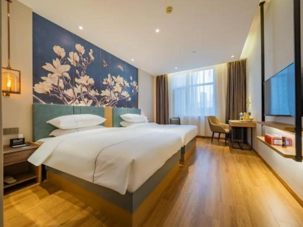 Bed in Jinjiang Inn Xian Mingguang Road